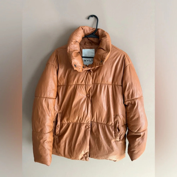 NVLT Vegan Puffer Coat - Picture 3 of 14
